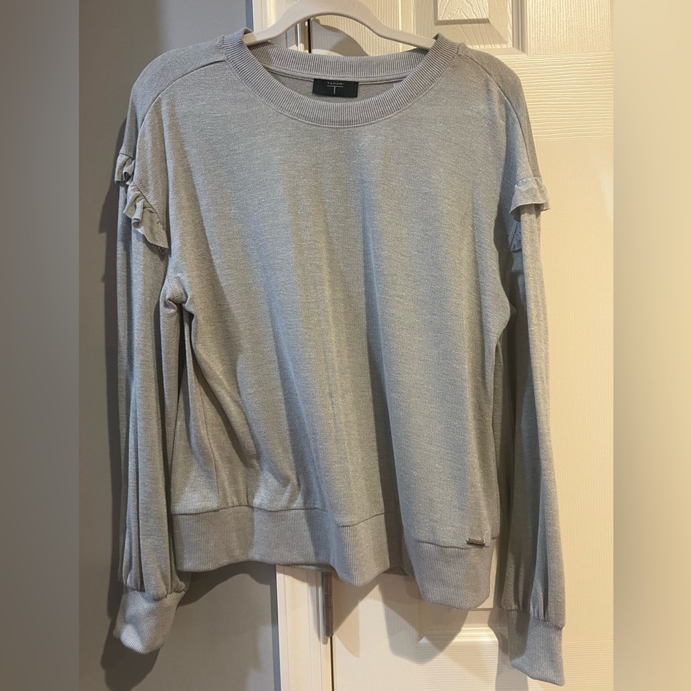 Tahari Light Gray Women's Sweater